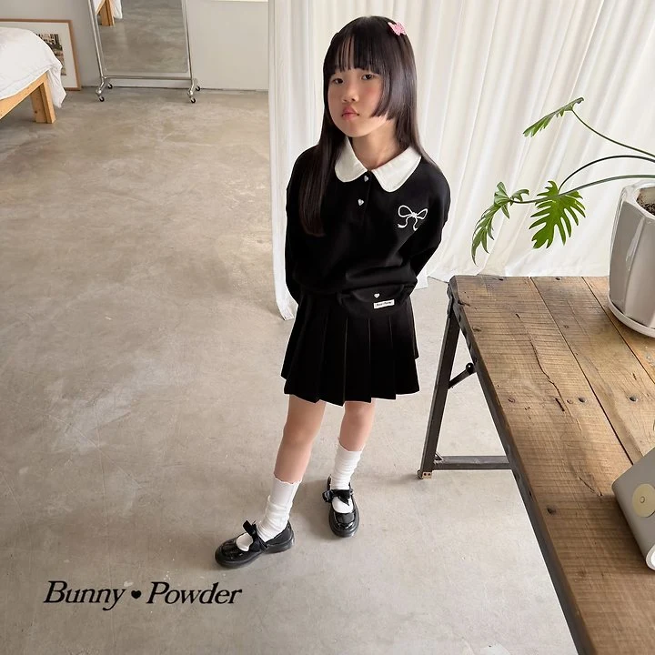 Bunny Powder - Korean Children Fashion - #childrensboutique - Preppy Collar Sweatshirts - 4