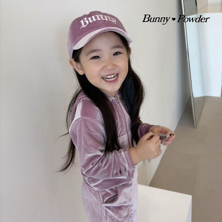 Bunny Powder - Korean Children Fashion - #designkidswear - Veloure Ball Cap - 11