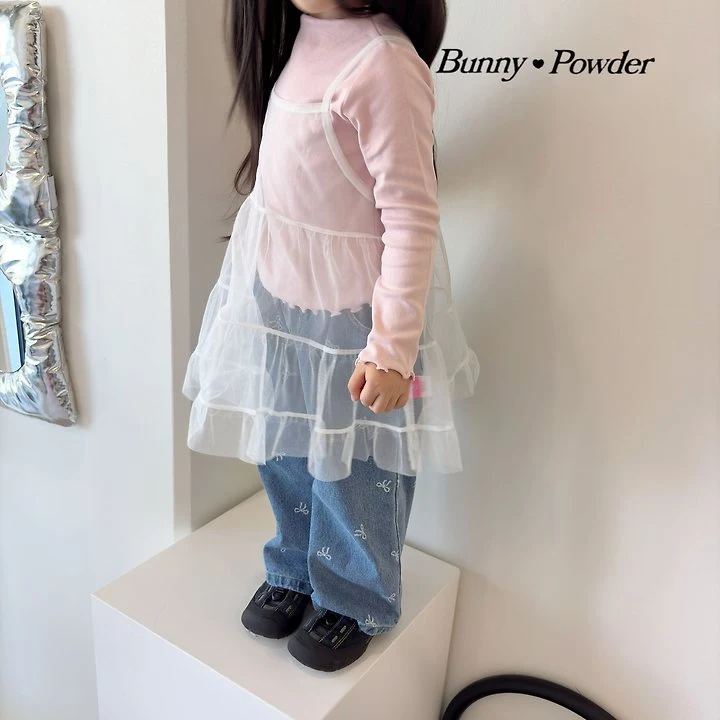 Bunny Powder - Korean Children Fashion - #designkidswear - Yuri Half Turtleneck Tee - 7