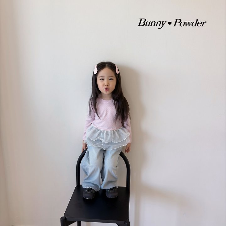 Bunny Powder - Korean Children Fashion - #childrensboutique - Cha Dot Tee - 4