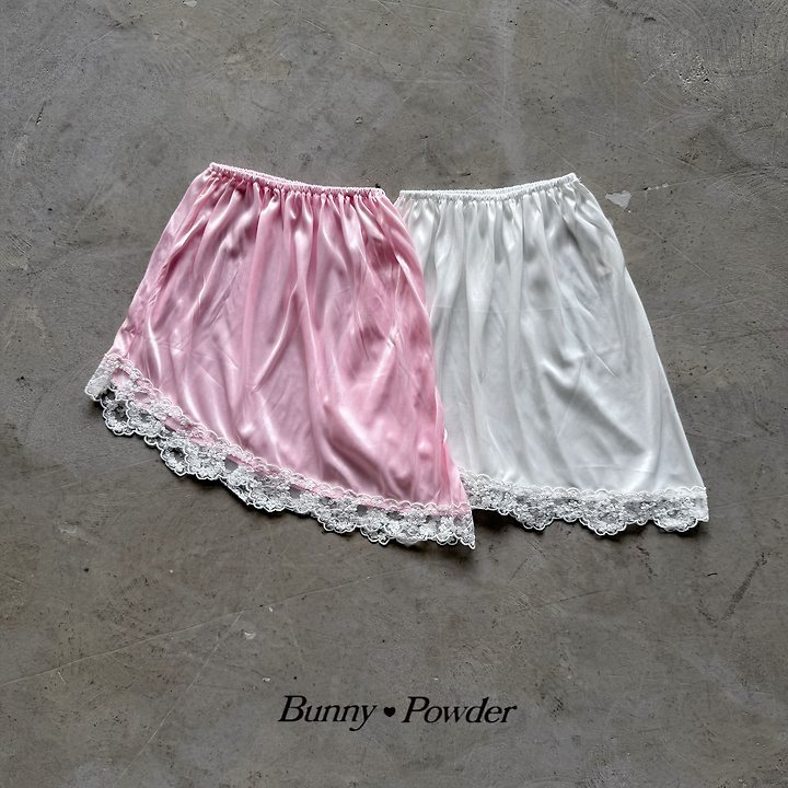 Bunny Powder - Korean Children Fashion - #designkidswear - Slip Skirt