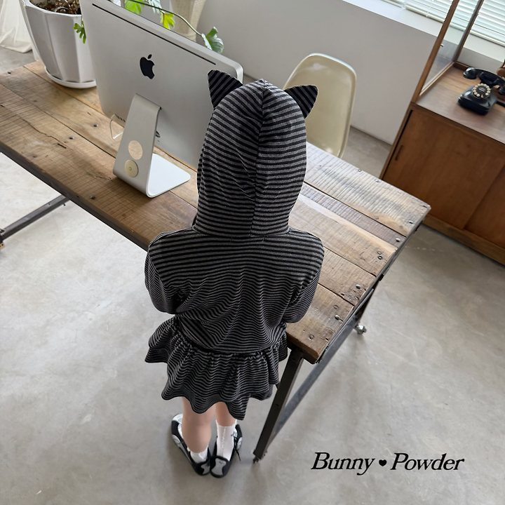 Bunny Powder - Korean Children Fashion - #discoveringself - Minami Hood Zip-up - 9