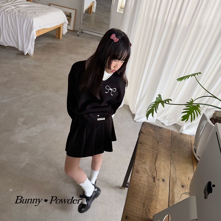 Bunny Powder - Korean Children Fashion - #discoveringself - Preppy Collar Sweatshirts - 5