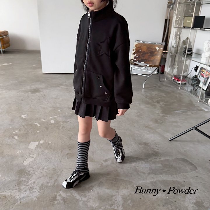 Bunny Powder - Korean Children Fashion - #discoveringself - Star Zip-up Jacket - 10