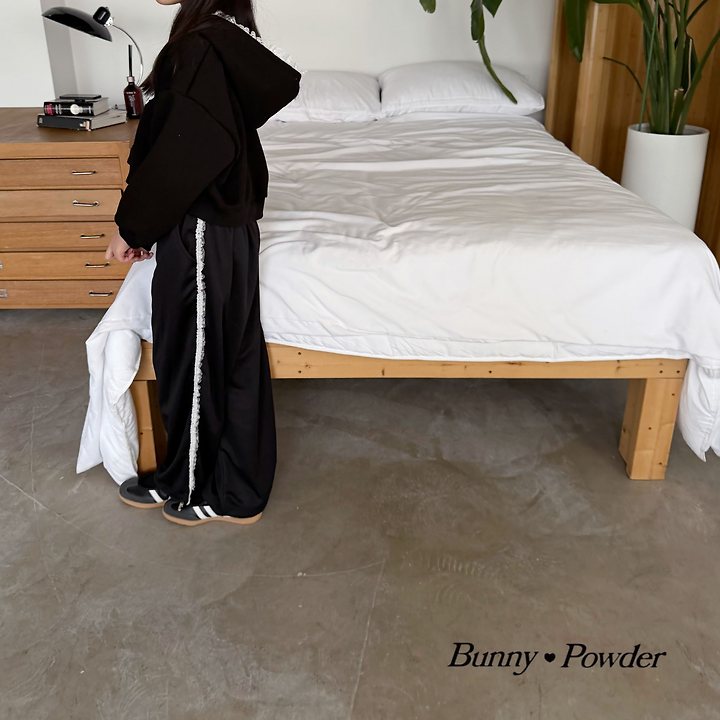 Bunny Powder - Korean Children Fashion - #discoveringself - Lace Track Pants