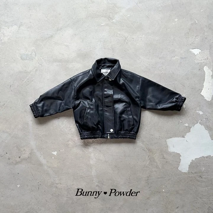 Bunny Powder - Korean Children Fashion - #discoveringself - Vegan Leather Jumper