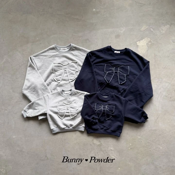Bunny Powder - Korean Children Fashion - #discoveringself - Ribbon Sweatshirts