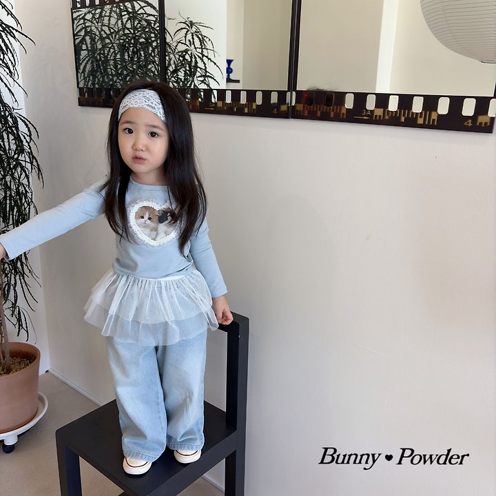 Bunny Powder - Korean Children Fashion - #discoveringself - Cats Tee - 8