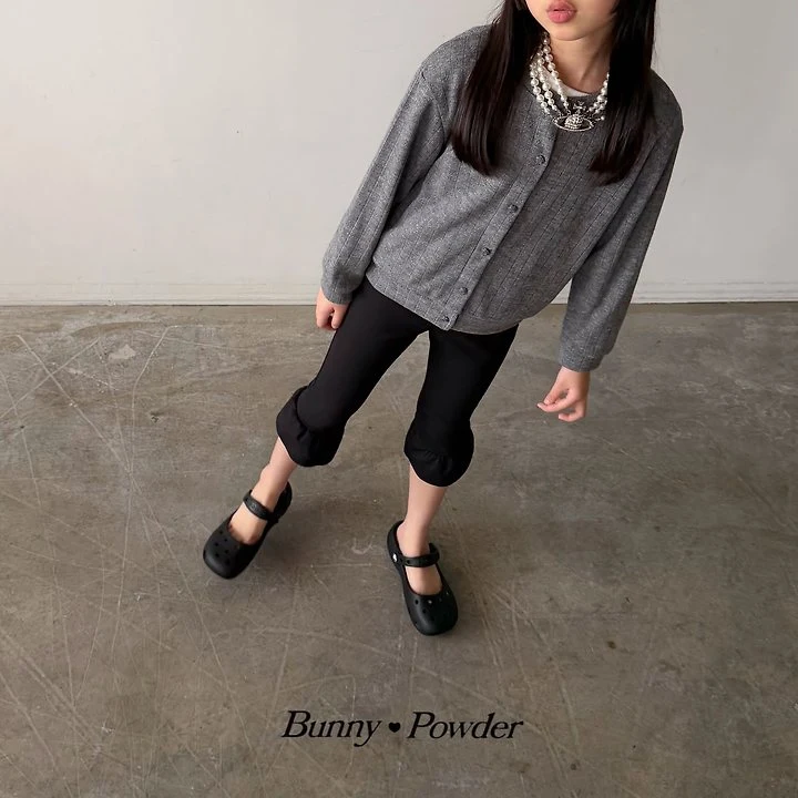 Bunny Powder - Korean Children Fashion - #fashionkids - Rose Button Cardigan - 11