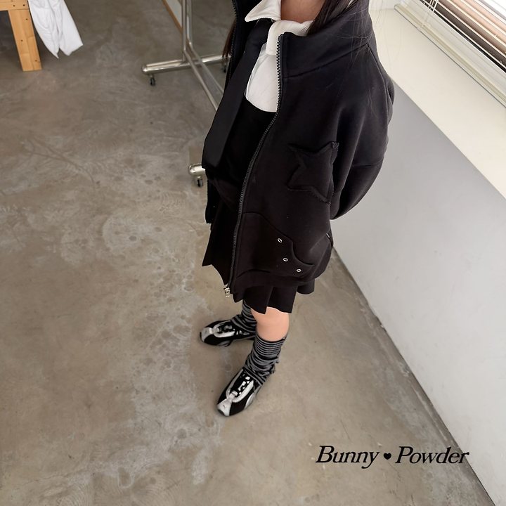 Bunny Powder - Korean Children Fashion - #fashionkids - Star Zip-up Jacket - 11