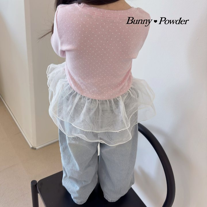 Bunny Powder - Korean Children Fashion - #fashionkids - Cha Dot Tee - 6
