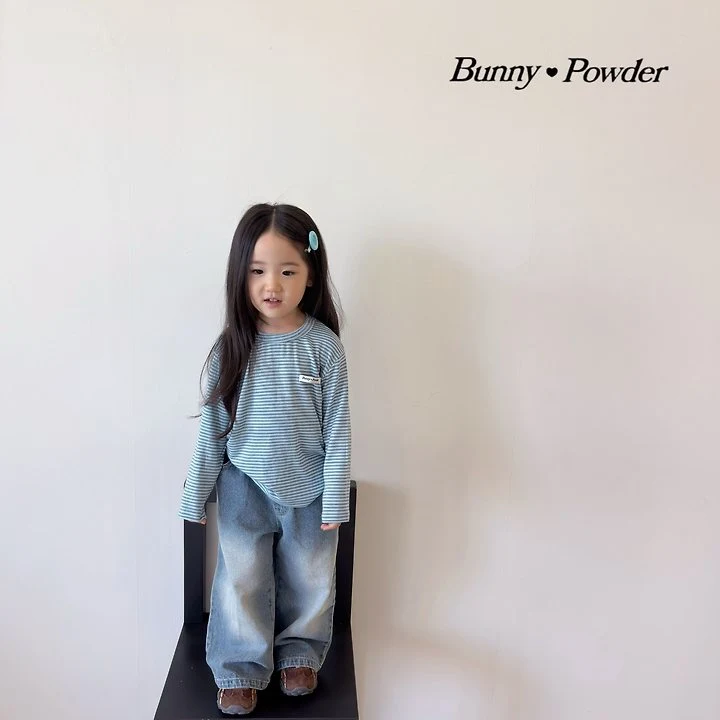 Bunny Powder - Korean Children Fashion - #kidsshorts - Cotton Tee - 9
