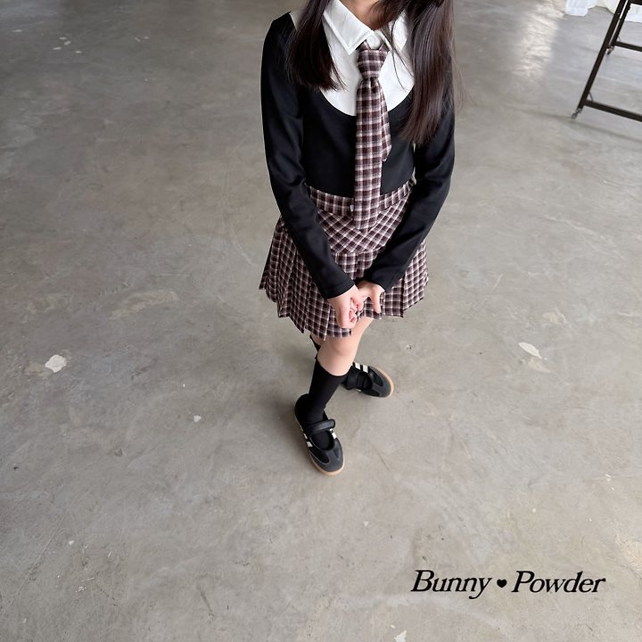 Bunny Powder - Korean Children Fashion - #kidsshorts - Mocha Tie - 6