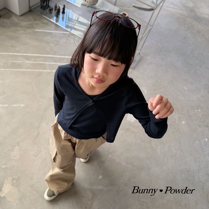 Bunny Powder - Korean Children Fashion - #kidsshorts - Tencel Cardigan - 9