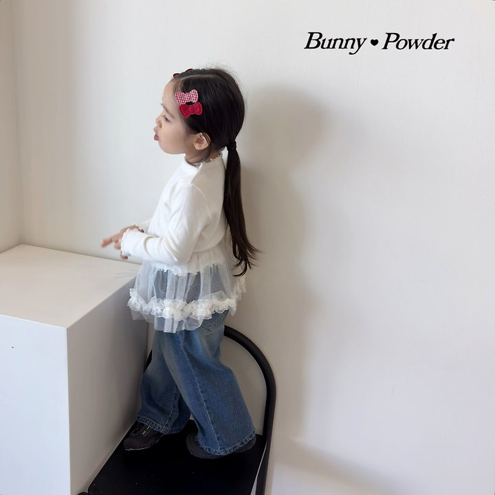 Bunny Powder - Korean Children Fashion - #kidsshorts - Kiki Ribbon Hairpin - 12