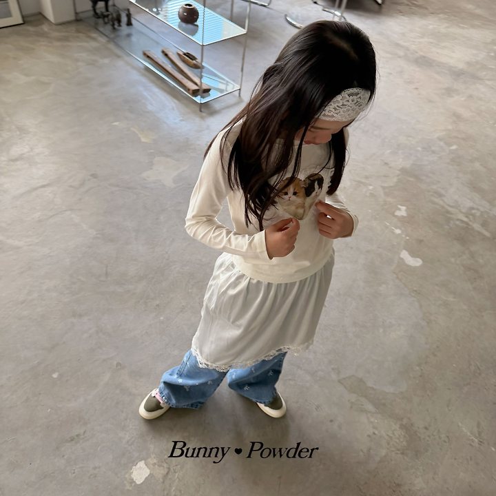 Bunny Powder - Korean Children Fashion - #kidsshorts - Cats Tee - 10