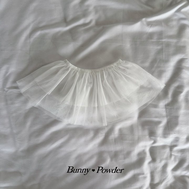 Bunny Powder - Korean Children Fashion - #kidsshorts - Tutu Layered Skirt