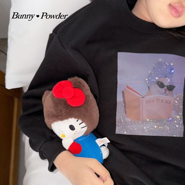 Bunny Powder - Korean Children Fashion - #kidsstore - Reach Sweatshirts - 11