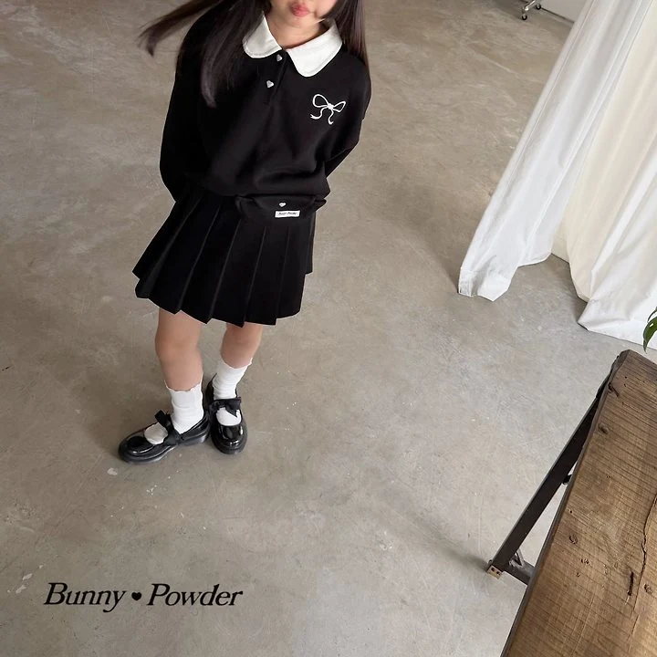 Bunny Powder - Korean Children Fashion - #kidsstore - Preppy Collar Sweatshirts - 8