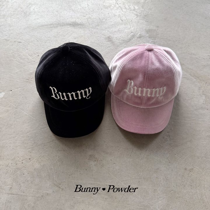 Bunny Powder - Korean Children Fashion - #kidsstore - Veloure Ball Cap