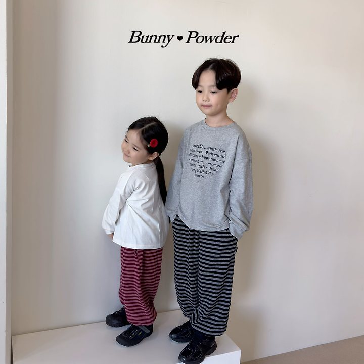 Bunny Powder - Korean Children Fashion - #kidsstore - Warm Heart Tee - 5