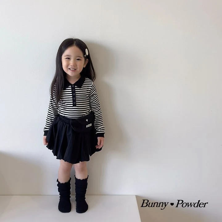 Bunny Powder - Korean Children Fashion - #kidsstore - Onyi Collar Tee - 3