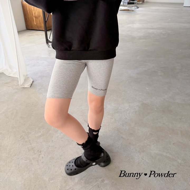 Bunny Powder - Korean Children Fashion - #kidsstore - Biker Leggings - 9