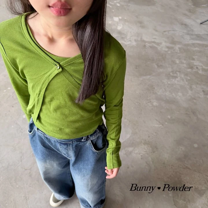 Bunny Powder - Korean Children Fashion - #kidsstore - Marang Sleeveless - 3