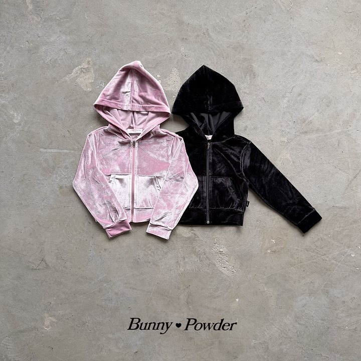 Bunny Powder - Korean Children Fashion - #kidsstore - Rexy Hood Zip-up