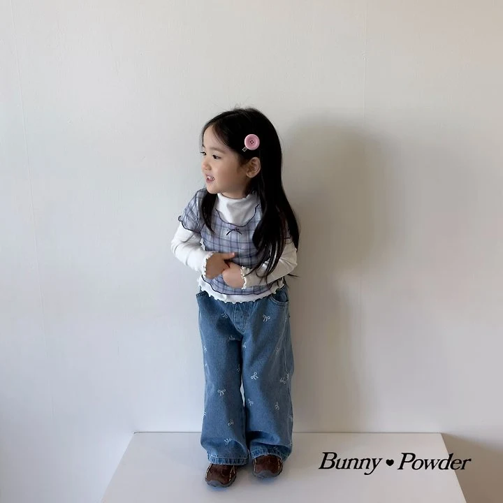 Bunny Powder - Korean Children Fashion - #kidsstore - Cancho Tee - 12