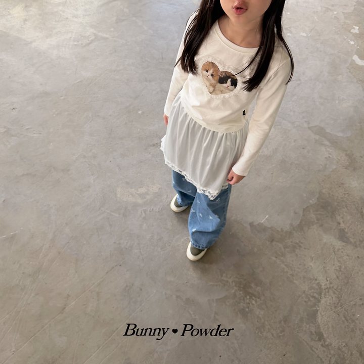 Bunny Powder - Korean Children Fashion - #kidsstore - Cats Tee - 11