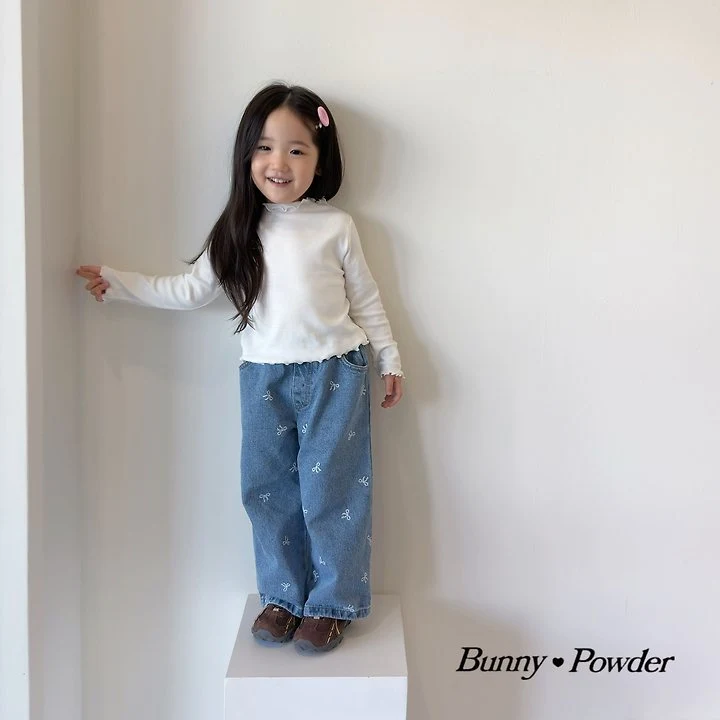 Bunny Powder - Korean Children Fashion - #kidzfashiontrend - Yuri Half Turtleneck Tee - 12