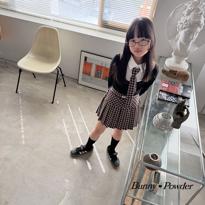Bunny Powder - Korean Children Fashion - #kidzfashiontrend - Mocha Tie - 8