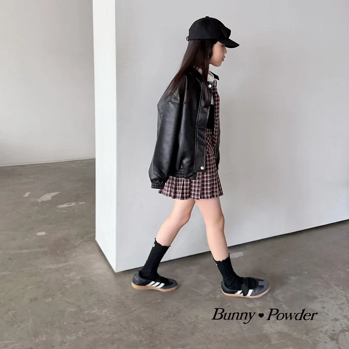 Bunny Powder - Korean Children Fashion - #kidzfashiontrend - Vegan Leather Jumper - 5