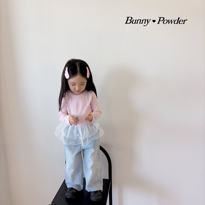 Bunny Powder - Korean Children Fashion - #kidzfashiontrend - Cha Dot Tee - 9