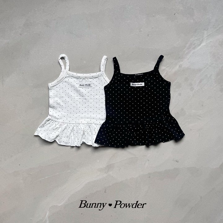 Bunny Powder - Korean Children Fashion - #kidzfashiontrend - Dot Layered Sleeveless