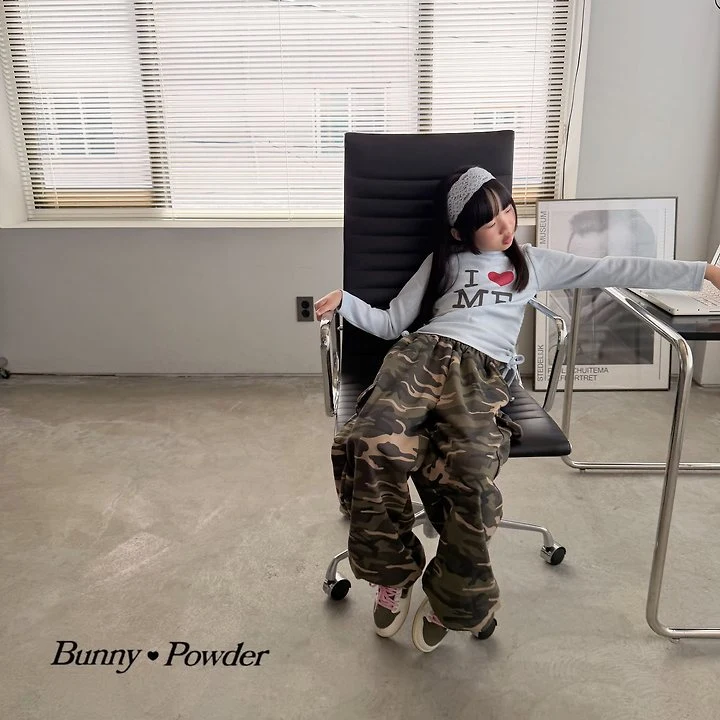 Bunny Powder - Korean Children Fashion - #littlefashionista - Light Cargo Camo Pants - 5