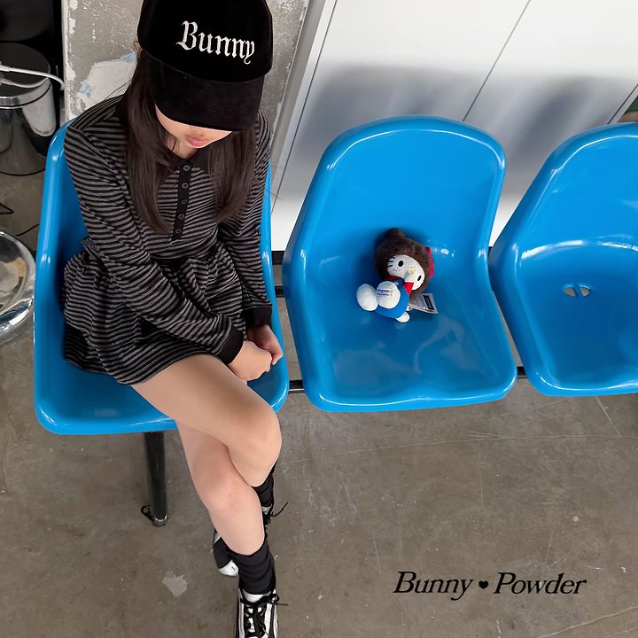 Bunny Powder - Korean Children Fashion - #Kfashion4kids - Veloure Ball Cap - 4