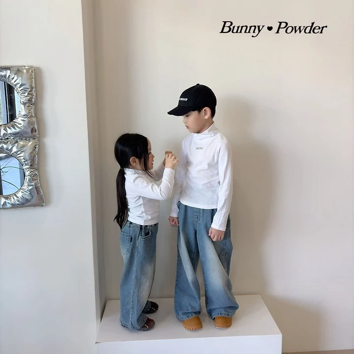Bunny Powder - Korean Children Fashion - #littlefashionista - Daily Turtleneck Tee - 11