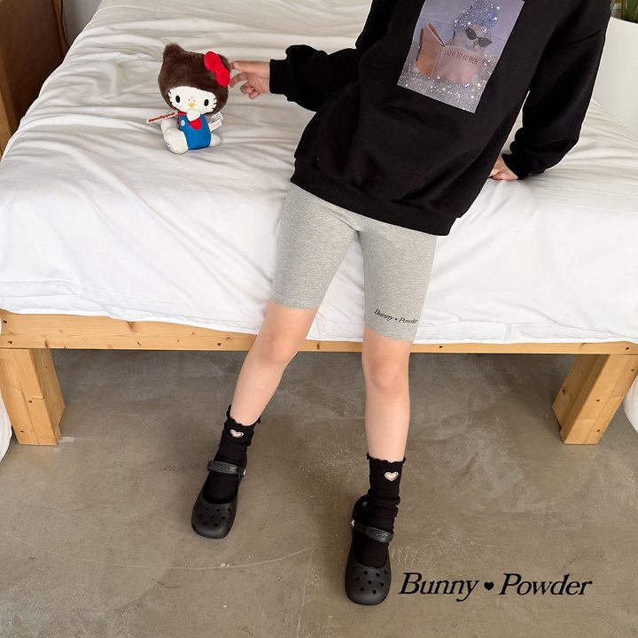 Bunny Powder - Korean Children Fashion - #littlefashionista - Biker Leggings - 12