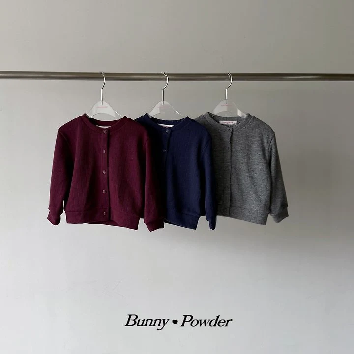 Bunny Powder - Korean Children Fashion - #magicofchildhood - Rose Button Cardigan