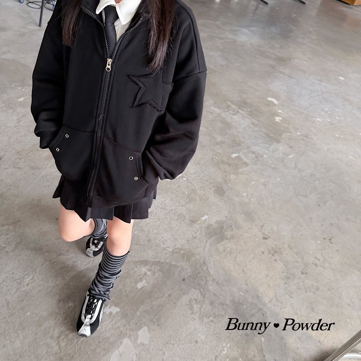 Bunny Powder - Korean Children Fashion - #magicofchildhood - Star Zip-up Jacket