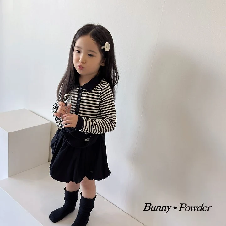Bunny Powder - Korean Children Fashion - #magicofchildhood - Onyi Collar Tee - 7