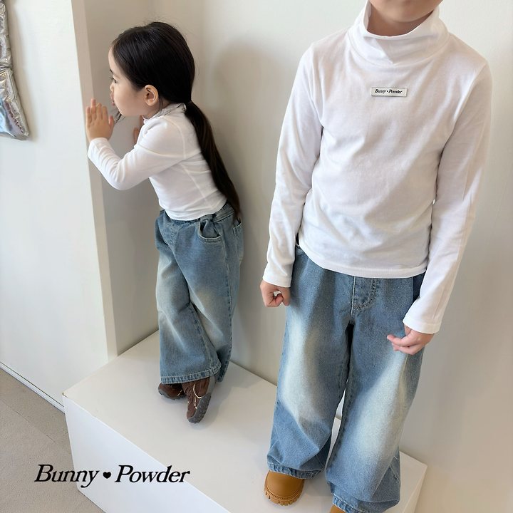 Bunny Powder - Korean Children Fashion - #magicofchildhood - Daily Turtleneck Tee - 12