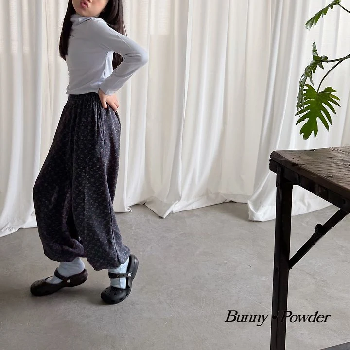 Bunny Powder - Korean Children Fashion - #minifashionista - Garden Jogger Pants - 9