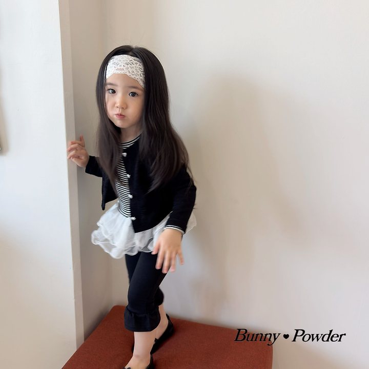 Bunny Powder - Korean Children Fashion - #minifashionista - Heart Button Cardigan - 8