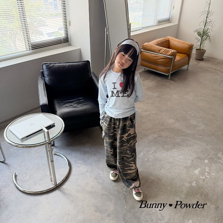 Bunny Powder - Korean Children Fashion - #minifashionista - Light Cargo Camo Pants - 7
