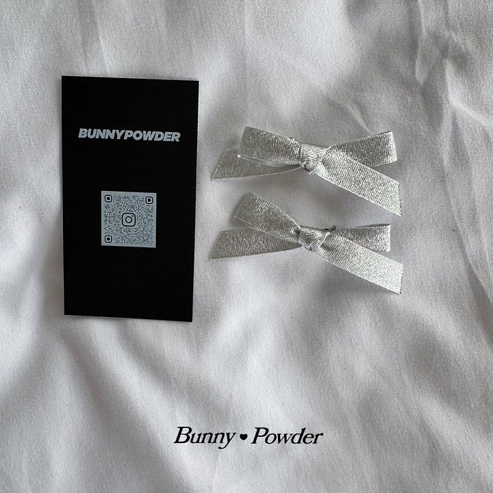 Bunny Powder - Korean Children Fashion - #minifashionista - Silver Core Hairpin