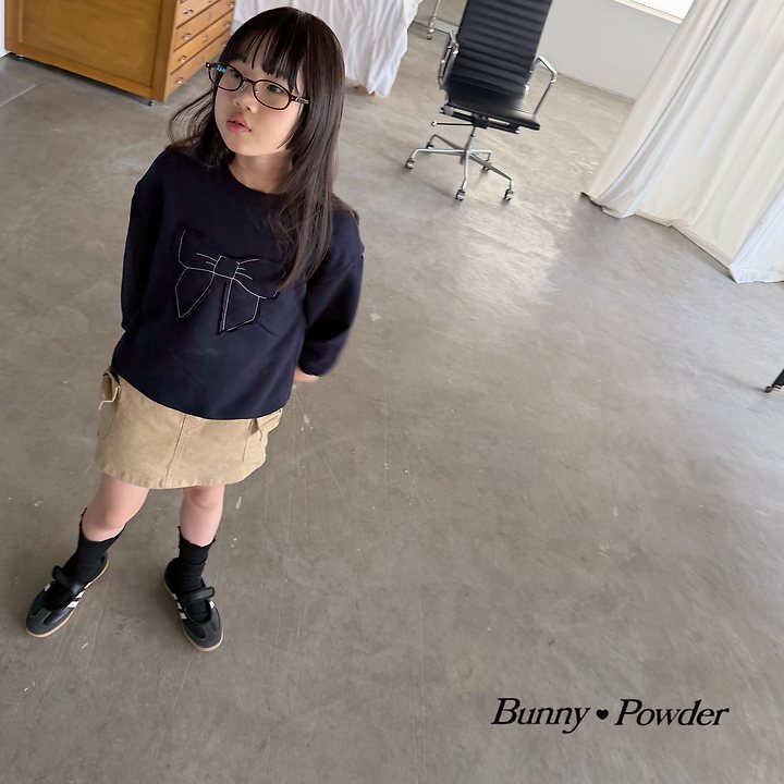 Bunny Powder - Korean Children Fashion - #minifashionista - Ribbon Sweatshirts - 9
