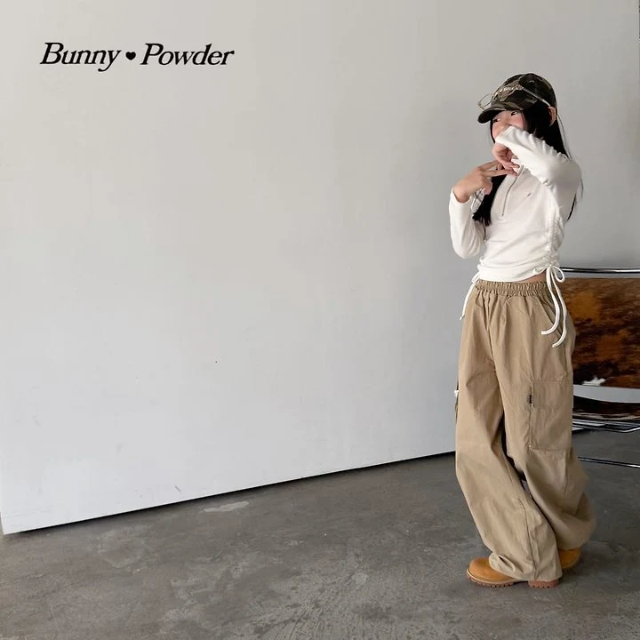 Bunny Powder - Korean Children Fashion - #minifashionista - Annie Half Zip-up Tee - 9